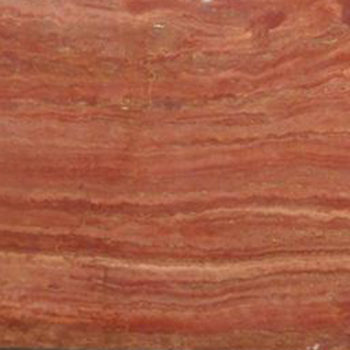 RED TRAVERTINE POLISH VEIN CUT