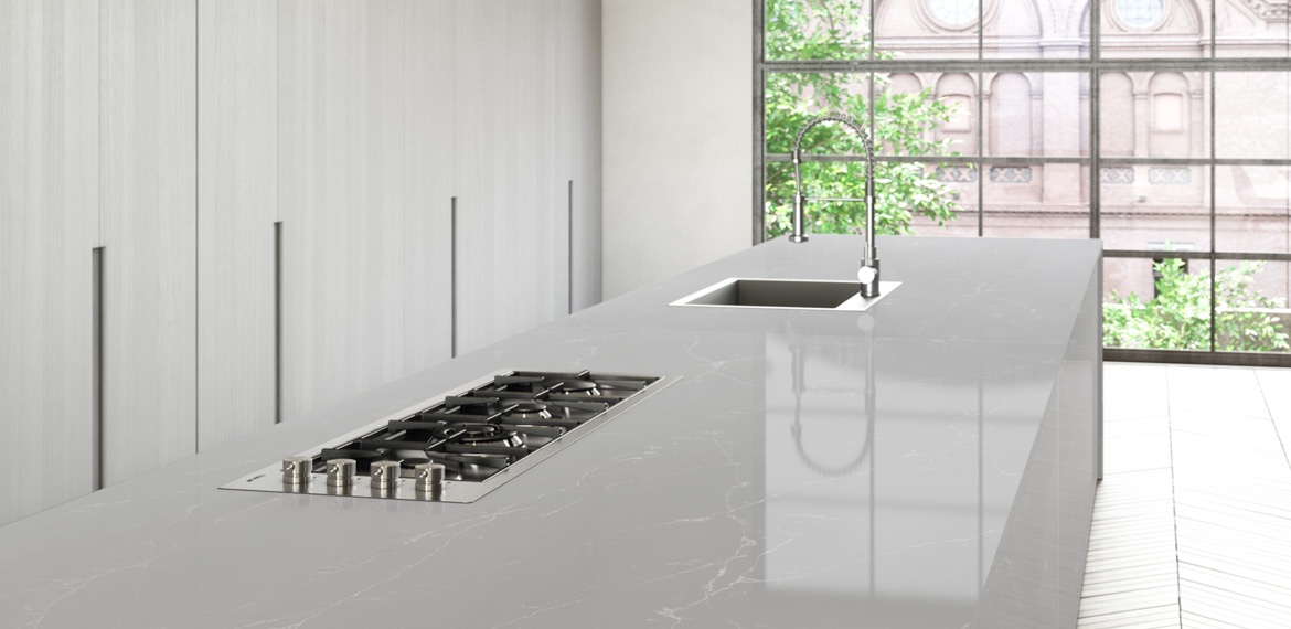 UNIQUE ARGENTO, COUNTERTOP