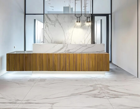 STATUARIO EXTRA, RECEPTION DESK